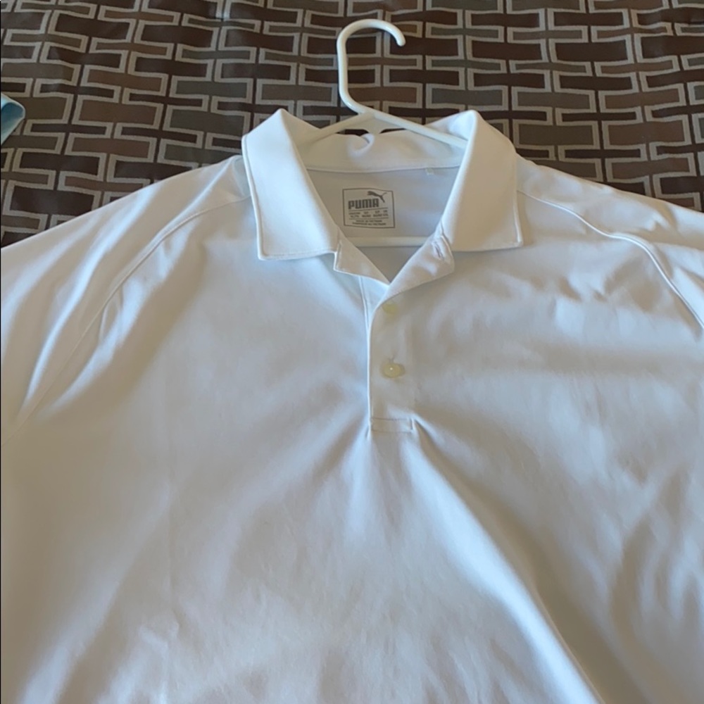 Puma Golf Shirt - White - XL